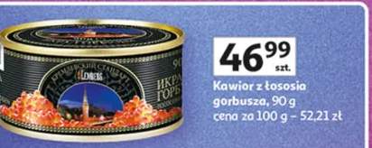 Kawior z łososia gorbusza