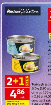 Tuńczyk jednolity w sosie własnym lub oleju