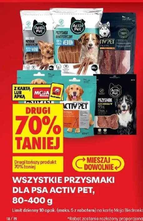 Przysmak dentystyczny dla psa Activ Pet Dental Sticks Mini małe rasy
