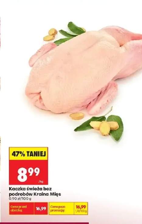 Kaczka świeża bez podrobów Kraina Mięs