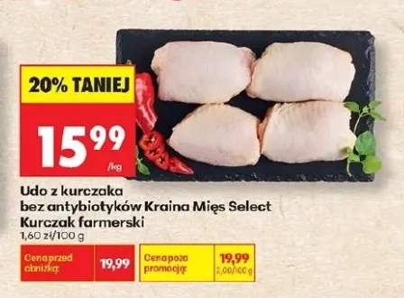 Udo z kurczaka bez antybiotyków Kraina Mięs Select Kurczak farmerski