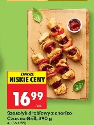 Szaszłyk drobiowy z chorizo Czas na Grill