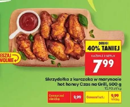 Skrzydełka z kurczaka w marynacie hot honey Czas na Grill