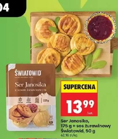 Ser Janosika z sosem żurawinowym Światowid