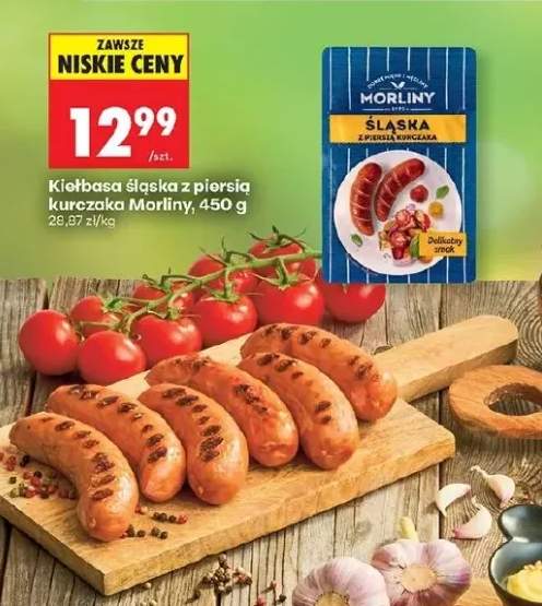 Kiełbasa śląska z piersią kurczaka Morliny