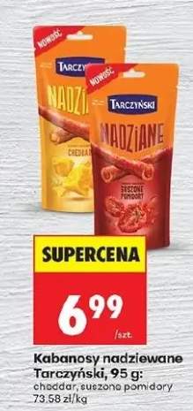 Kabanosy nadziewane Tarczyński cheddar