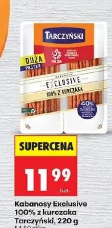 Kabanosy Exclusive 100% z kurczaka Tarczyński