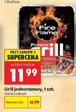 Grill jednorazowy Fire & Flame Picknick