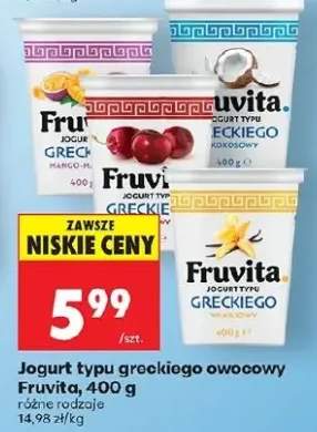 Jogurt typu greckiego owocowy Fruvita mango-marakuja