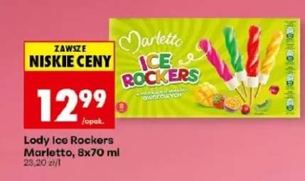 Lody Ice Rockers Marletto w polowach o smakach owocowych