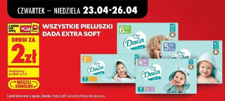 Pieluszki Dada Extra Soft rozmiar 3