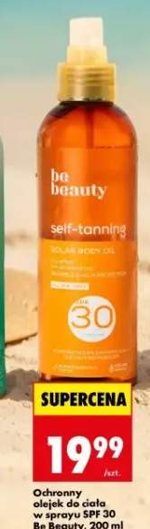 Ochronny olejek do ciała w sprayu SPF 30 Be Beauty