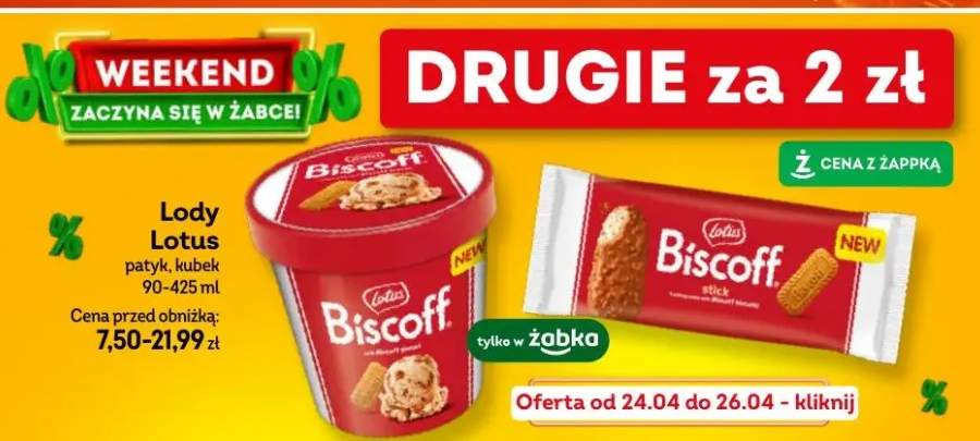 Lody Lotus patyk, kubek