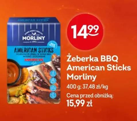 Żeberka BBQ American Sticks Morliny