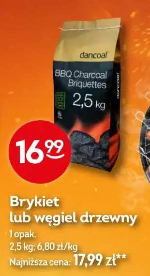 Brykiet lub węgiel drzewny