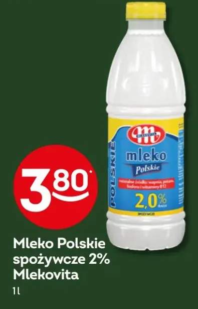 Mleko Polskie spożywcze 2% Mlekovita