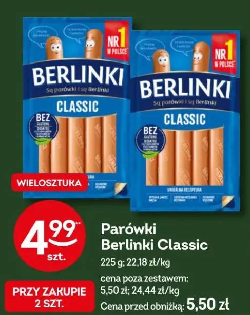 Parówki Berlinki Classic