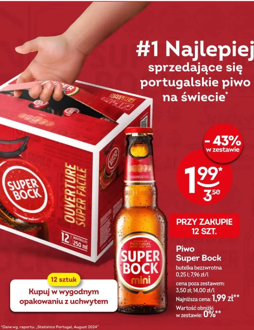 Piwo Super Bock mini butelka bezzwrotna