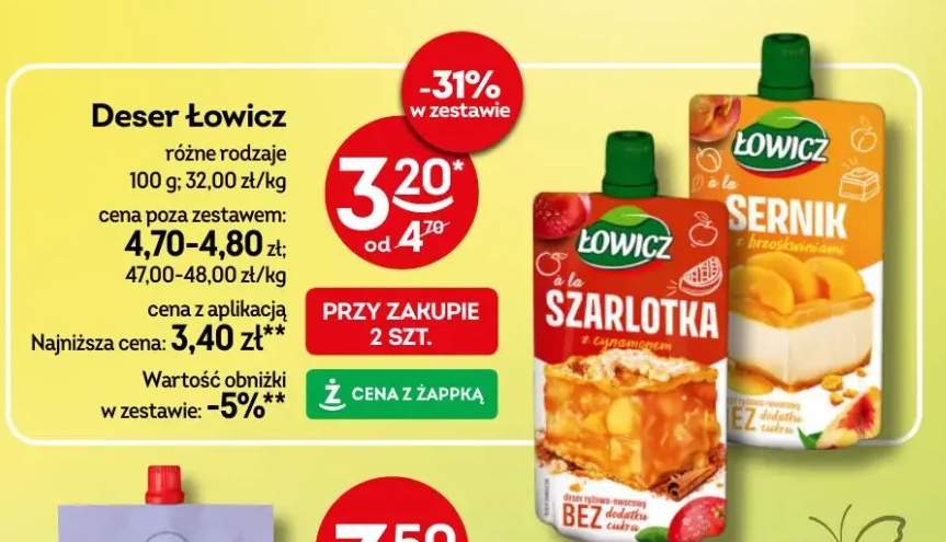 Deser Łowicz różne rodzaje