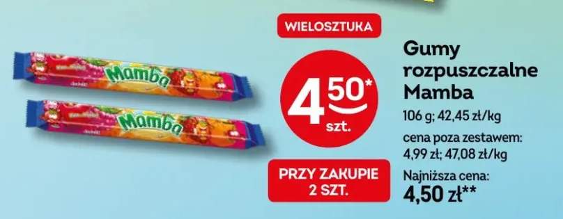 Gumy rozpuszczalne Mamba