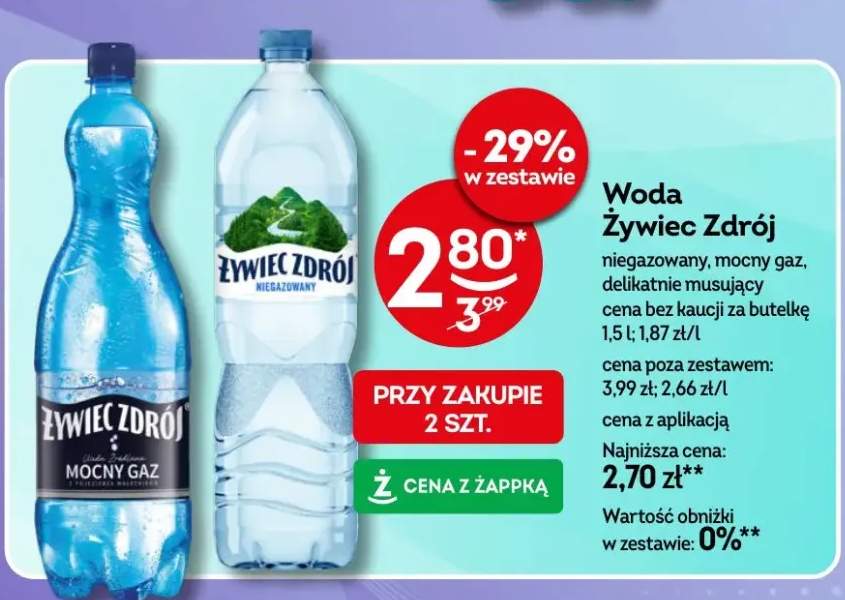 Woda Żywiec Zdrój