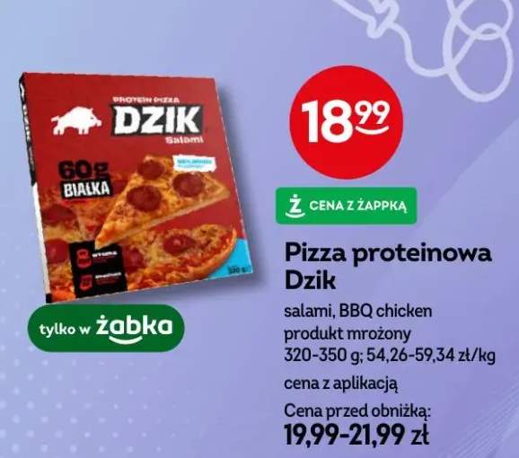 Pizza proteinowa Dzik