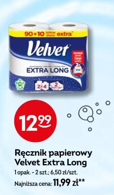 Ręcznik papierowy Velvet Extra Long