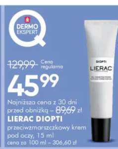 Krem przeciwzmarszczkowy Lierac Diopt 15ml