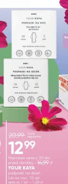 Podpaski Your Kaya na dzień lub na noc 10szt