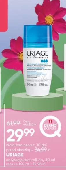 Antyperspirant roll-on Uriage 50ml