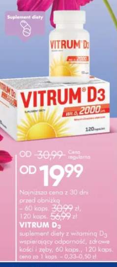 Suplement diety Vitrum D3 120 kaps