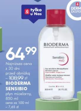 Płyn micelarny Bioderma Sensibio H2O 850ml