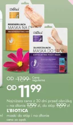 Maska do stóp L'biotica 1szt