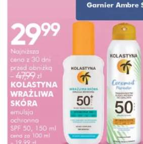 Kolastyna coconut paradise olejek do opalania SPF 50