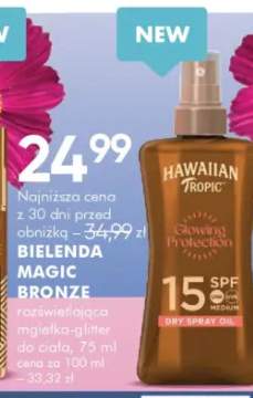 Hawaiian tropic glowing protection olejek do opalania SPF 15