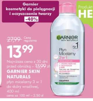 Garnier skin naturals płyn micelarny 3w1