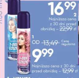 Spray do włosów 1-day color ocean blue