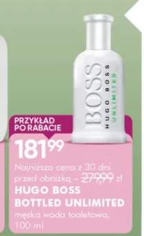 Woda toaletowa męska Hugo Boss Bottled Unlimited