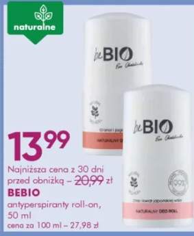Antyperspirant roll-on bebio naturally deo roll