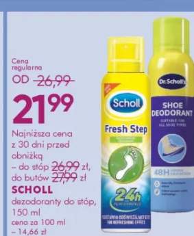 Dezodorant scholl fresh step