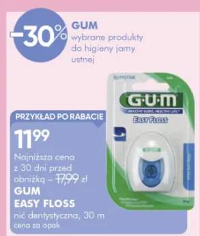 Nić dentystyczna gum easy floss