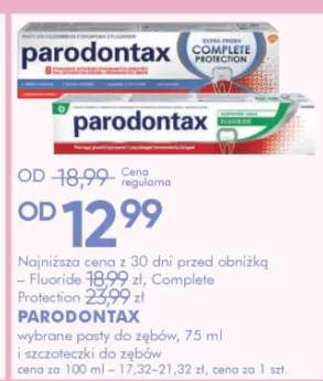 Pasta do zębów parodontax complete protection