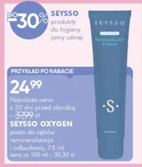 Pasta do zębów seyssso oxygen remineralizacja & repair