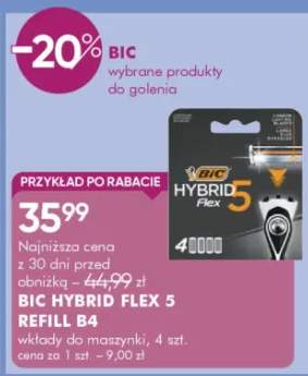 Wkłady do maszynki bic hybrid flex 5 refill b4