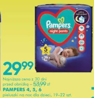 Pieluszki pampers 4,5, 6