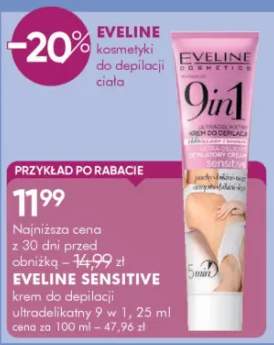 Krem do depilacji eveline sensitive 9 in 1