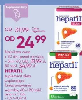 Suplement diety wspierający funkcjonowanie wątroby 60 tabl.