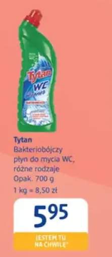 Bakteriobójczy płyn do mycia WC, różne rodzaje
