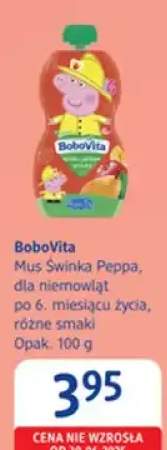Mus Świnka Peppa, dla niemowląt po 6. miesiącu życia, różne smaki
