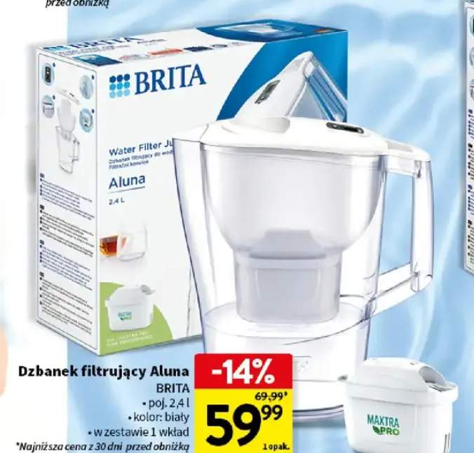 Dzbanek filtrujący Aluna 1 opak.